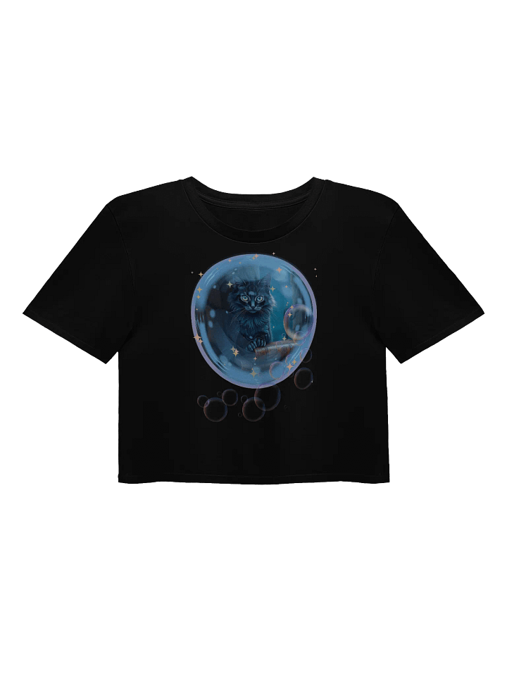 Bubble cat Crop Top product image (1)