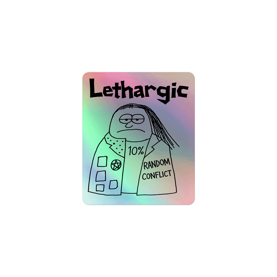Lethargic (V2) "Bill" Holosticker product image (1)