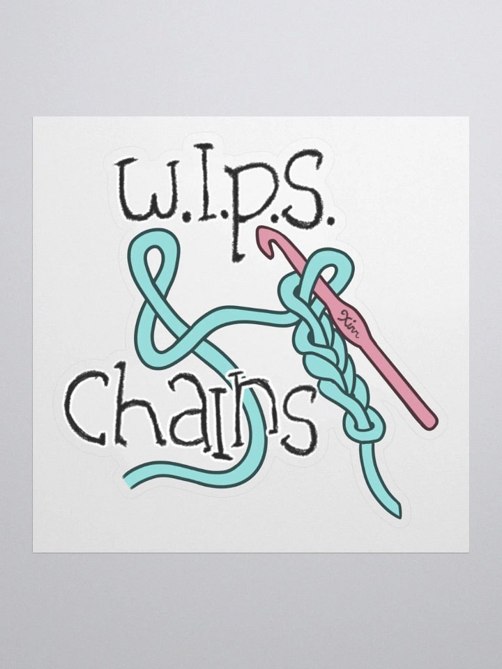 W.I.P.S & Chains Sticker product image (1)