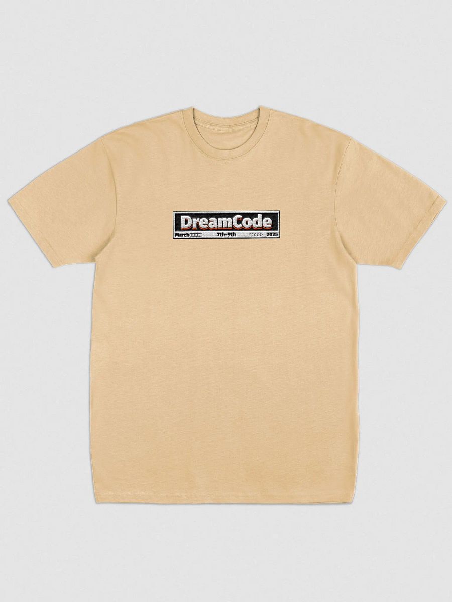 DreamCode 2025 Embroidered Chest Tee product image (3)