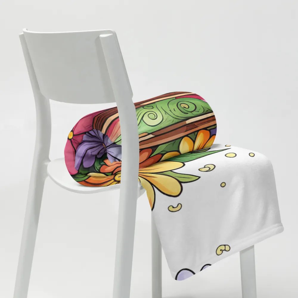 Colorful Cross and Floral Throw Blanket product image (20)