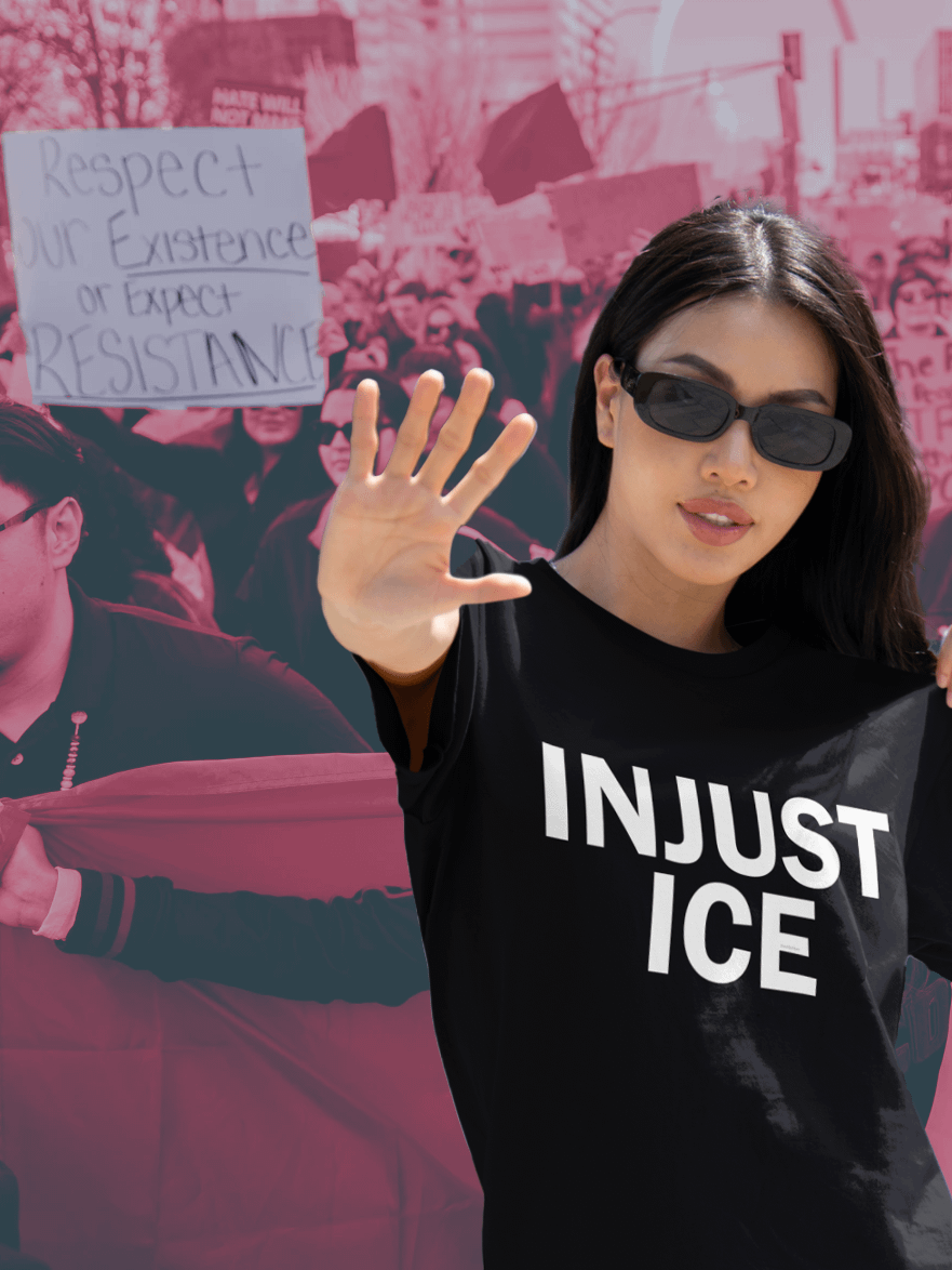 Injustice © ICE Immigration T-Shirt © - Being Liberal product image (1)