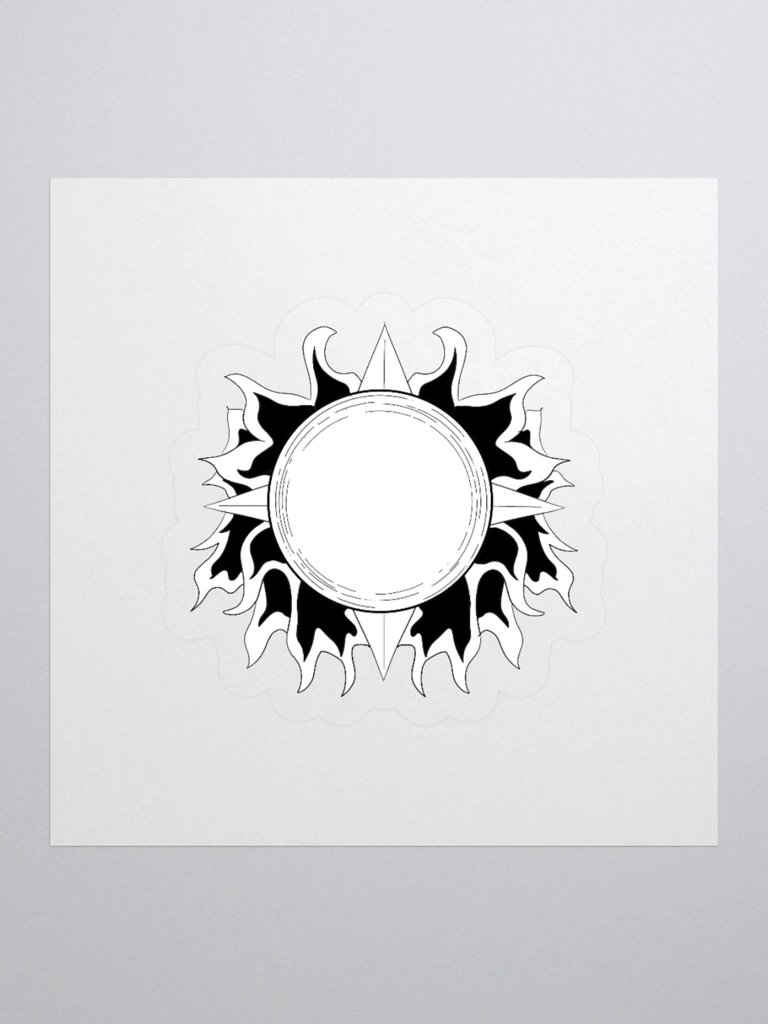 Abstract Sun Sticker product image (1)