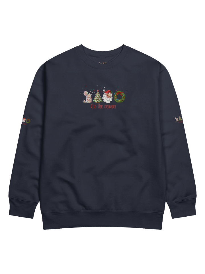 Tis The Season Retro Christmas Sweatshirt product image (4)