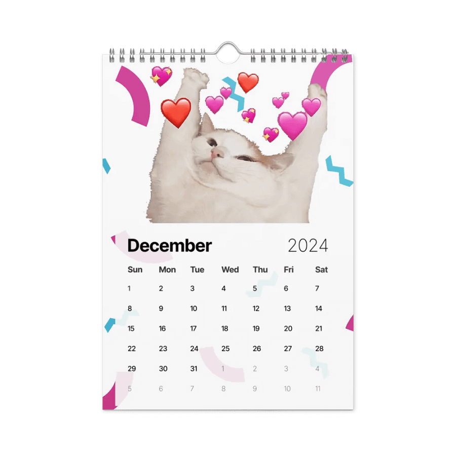 Wall Calendar (2024): Meme Cats product image (6)