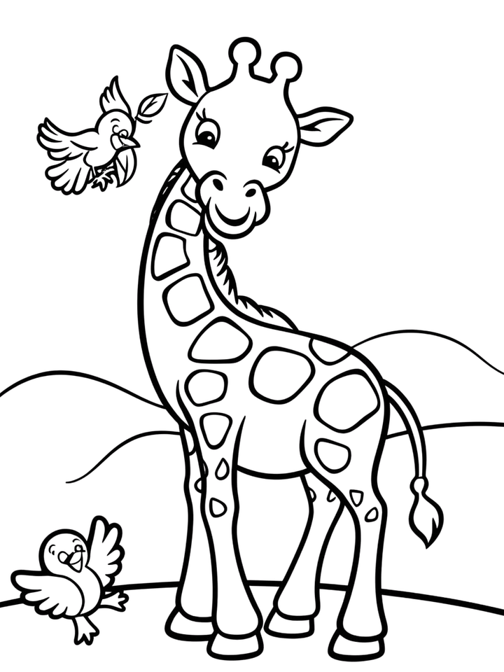 PRINTABLE COLORING BOOK OF VARIOUS ANIMALS (50 PAGE) product image (2)