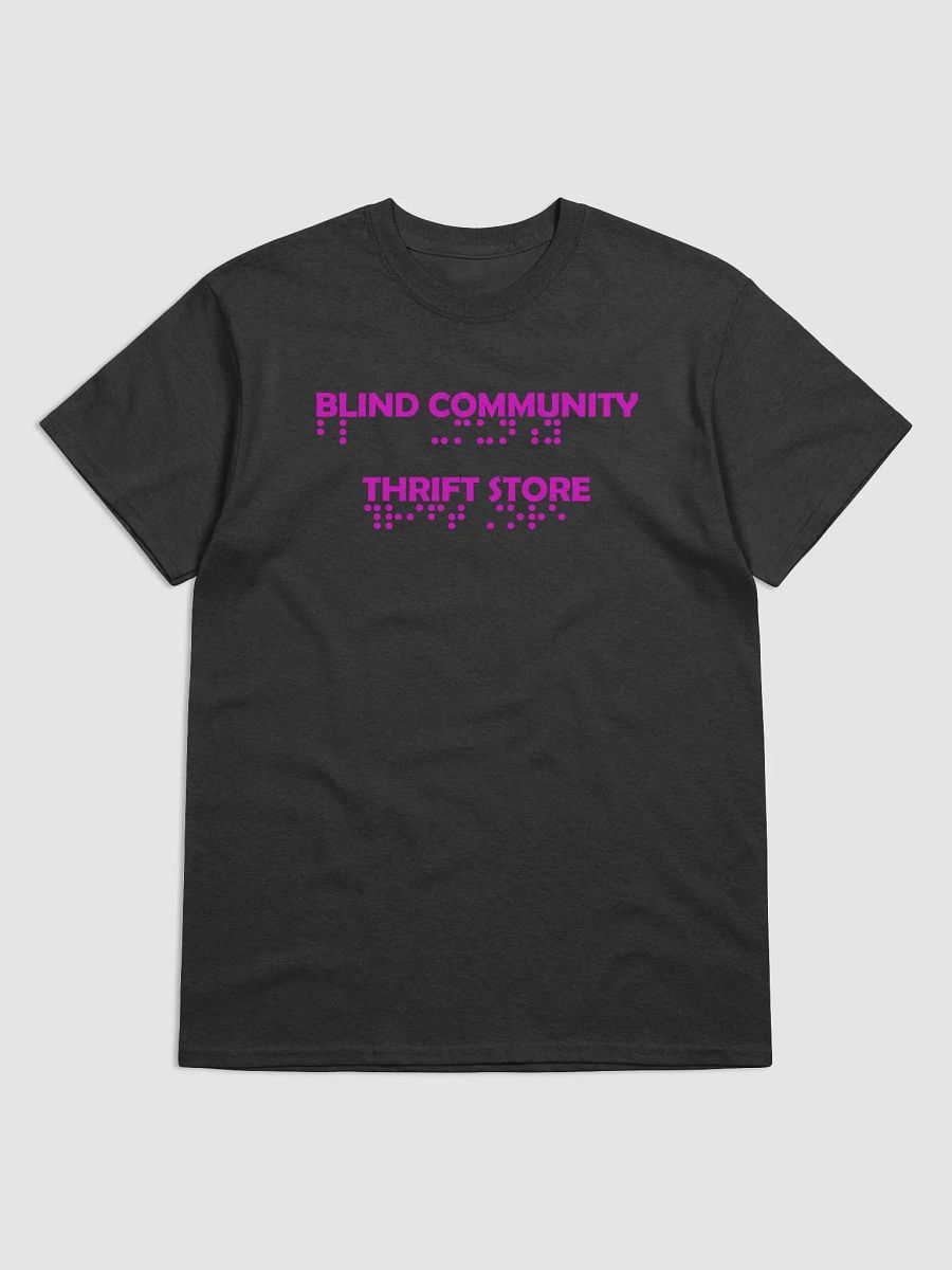 T Shirt Pink Braille Logo product image (1)