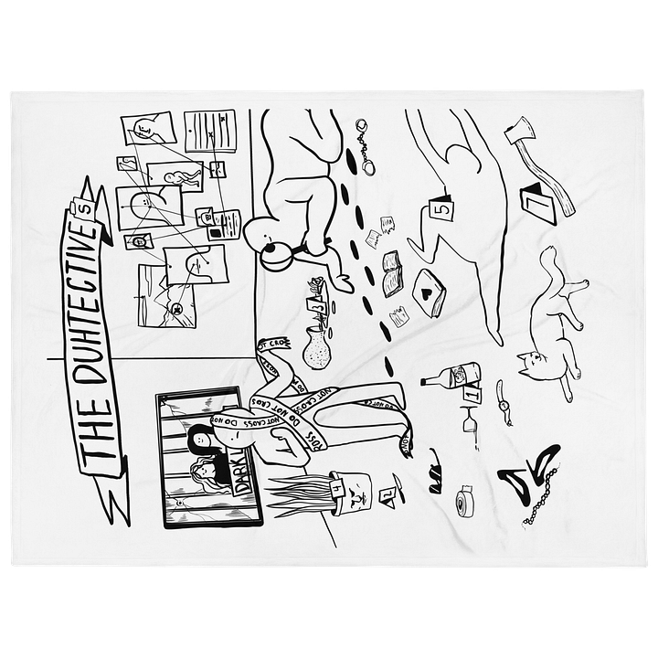 The Duhtectives Throw product image (1)