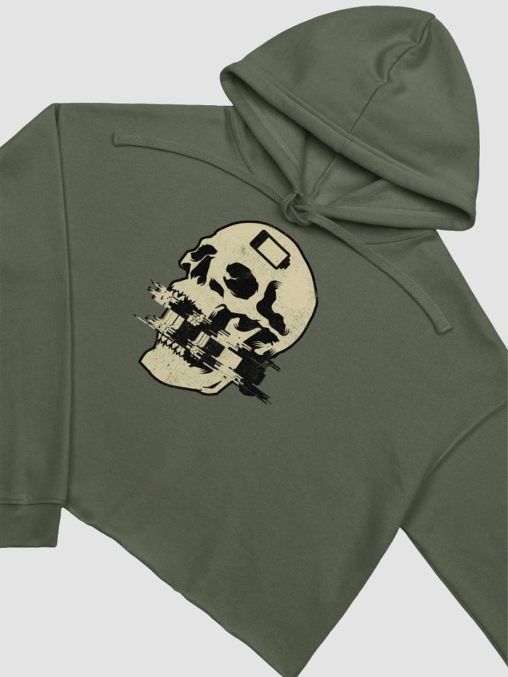 Buffering and Suffering fleece crop hoodie product image (2)
