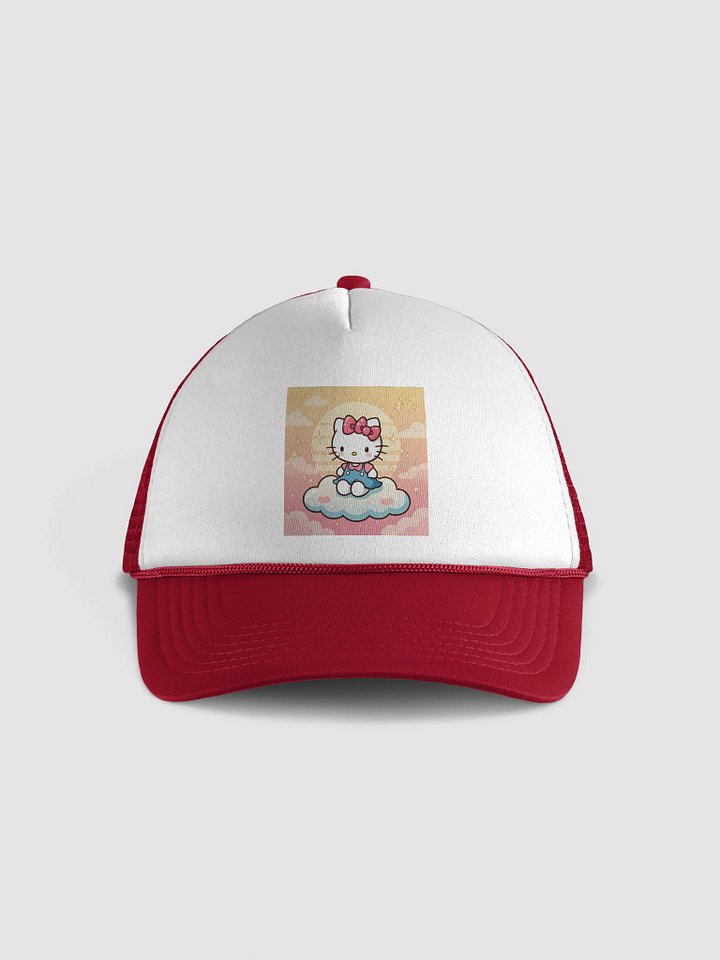 Dreamy Cloud Bow Trucker Hat product image (1)