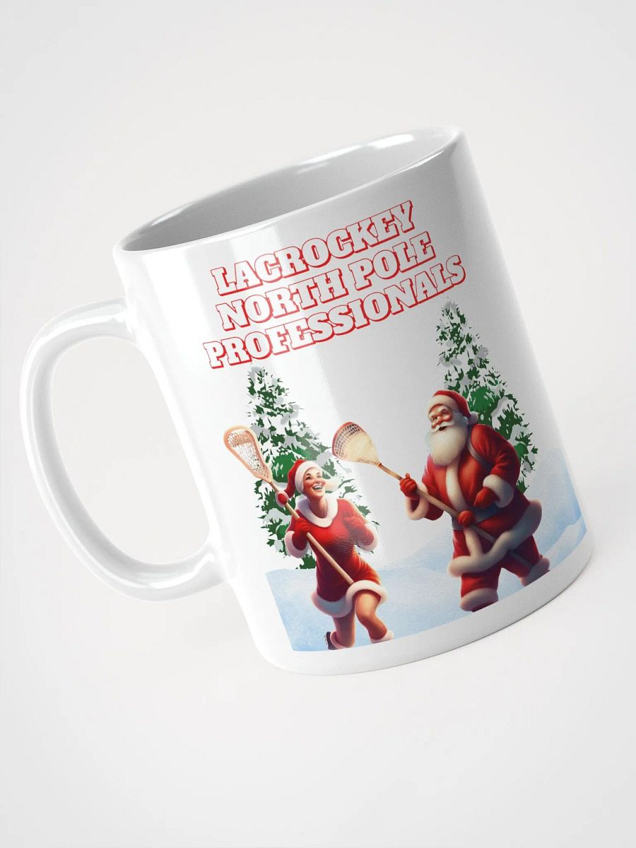 North Pole Lacrockey - Mr and Mrs Claus White Mug product image (8)