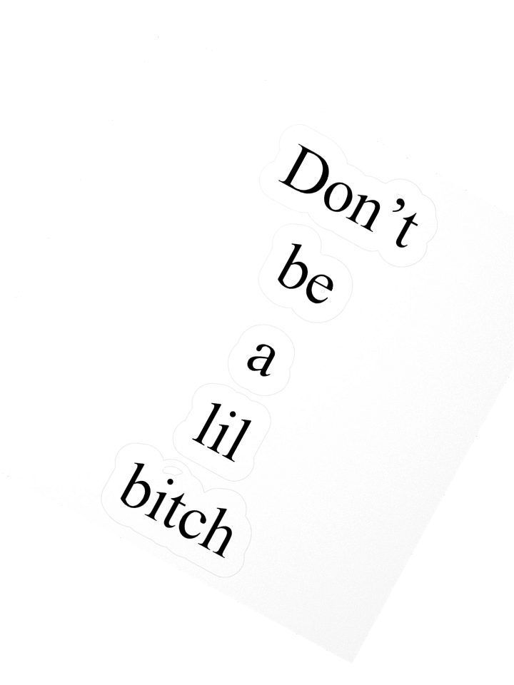 Don't Sticker product image (2)