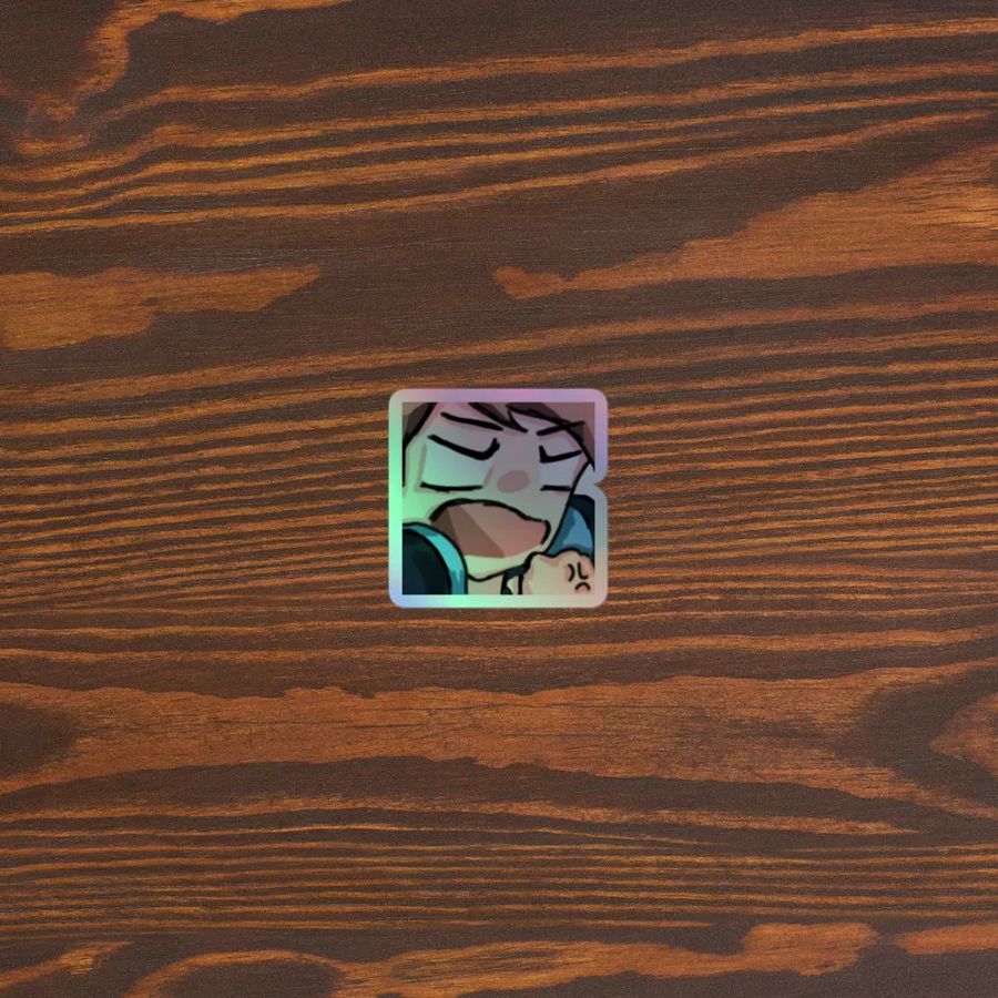 Chaabbz Mad Holographic Emote Sticker product image (5)