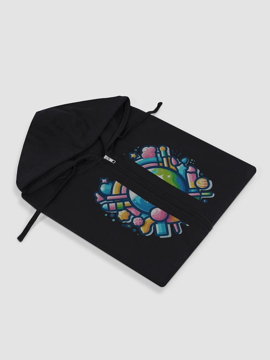 Whimsical Planet Zip-Up Hoodie product image (11)