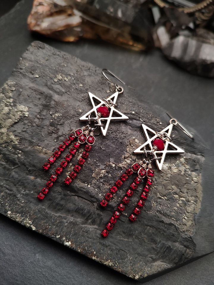 Earrings ShadowRealm - Scarlet ShadowDrop product image (1)