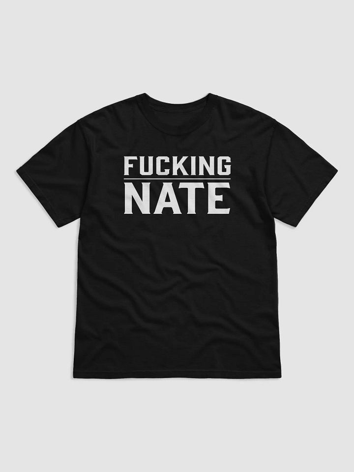 Fucking Nate unisex black tee product image (1)
