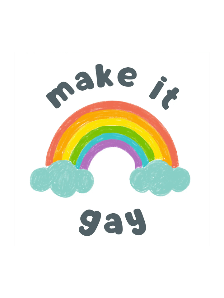Make It Gay Sticker product image (2)