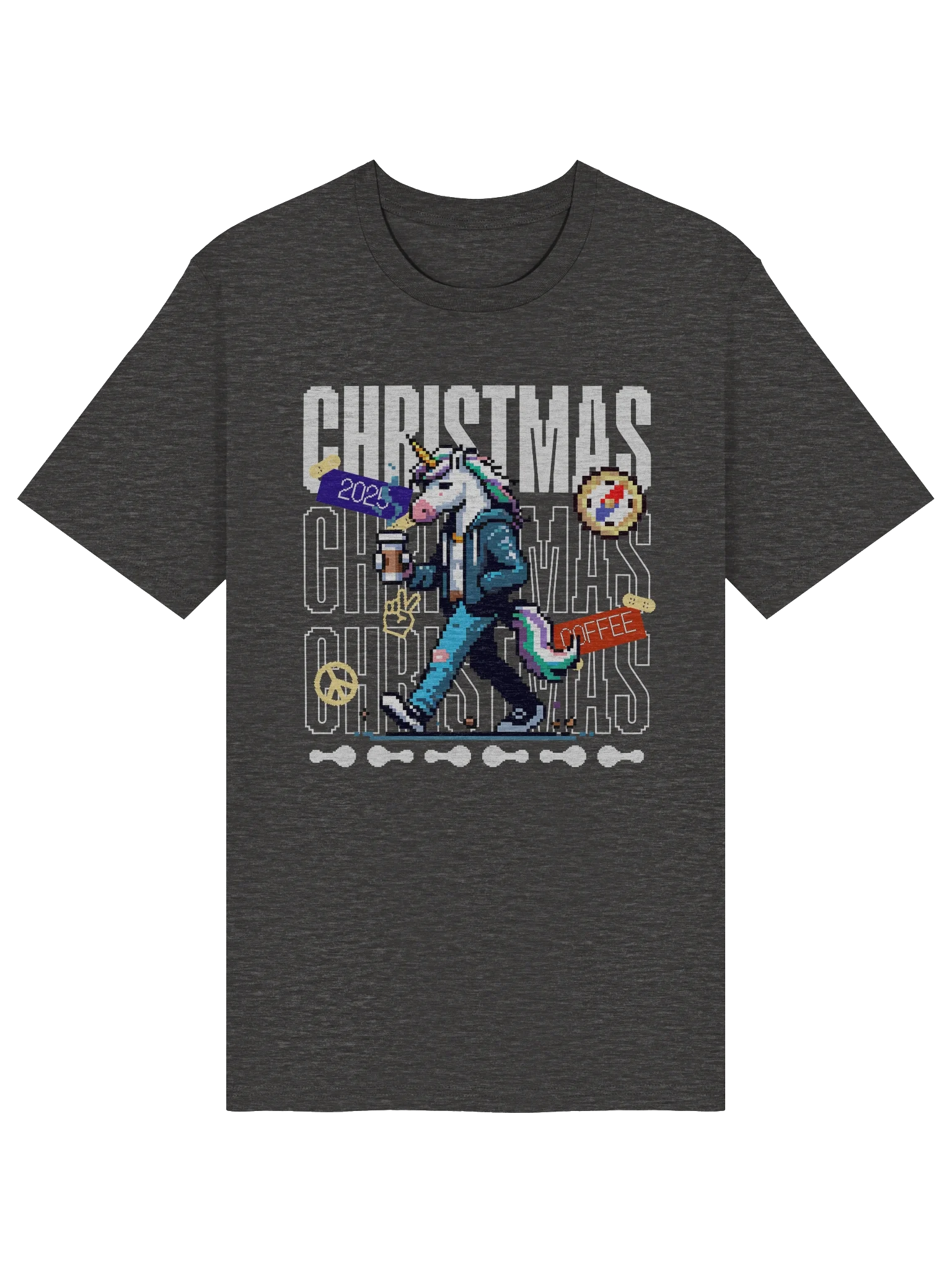 Unicorn Christmas Chaos Pixel Art product image (21)