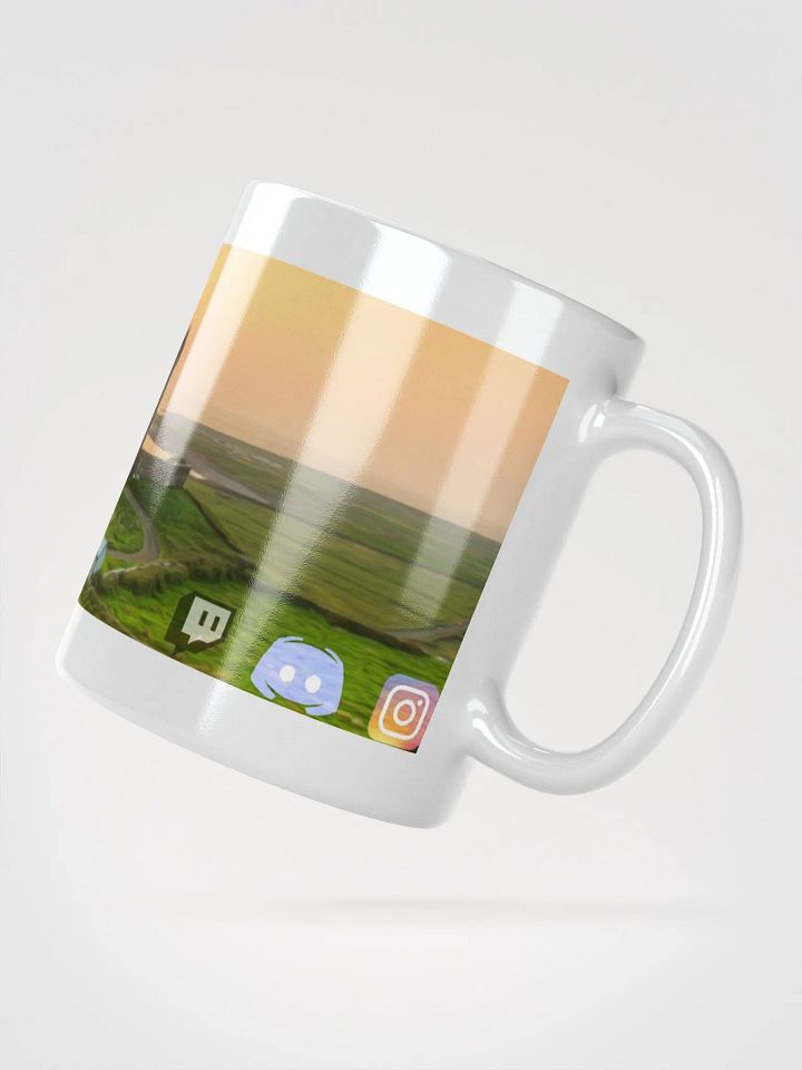 Sunset Tower White Glossy Mug product image (2)
