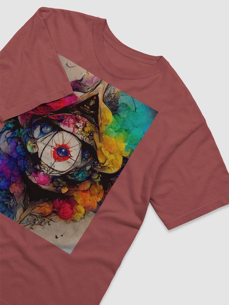 The ultimate all seeing flower in space, Ultra-Soft 100% cotton Unisex tee product image (3)