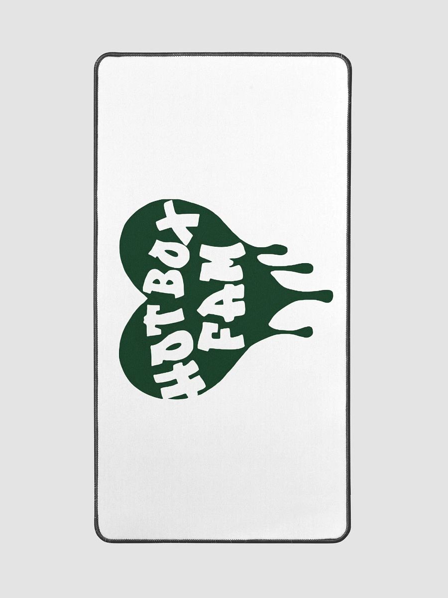HOT BOX FAM TRANSPARENT DARK GREEN LOGO DESK MAT product image (2)