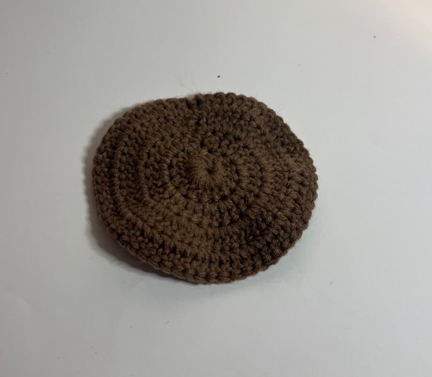 Brown crochet coasters 8 pack product image (4)