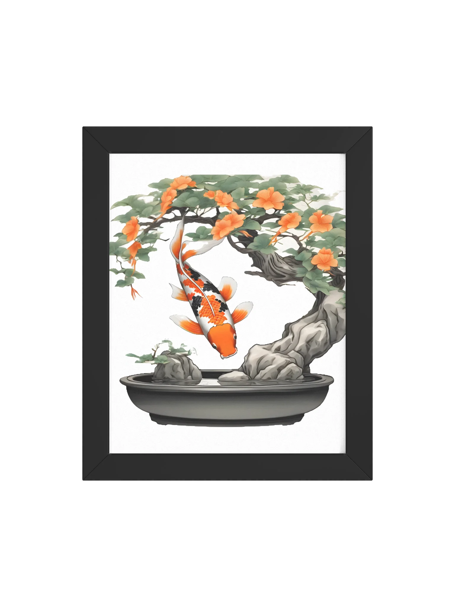 Tranquil Koi Fish Framed Art Print product image (30)