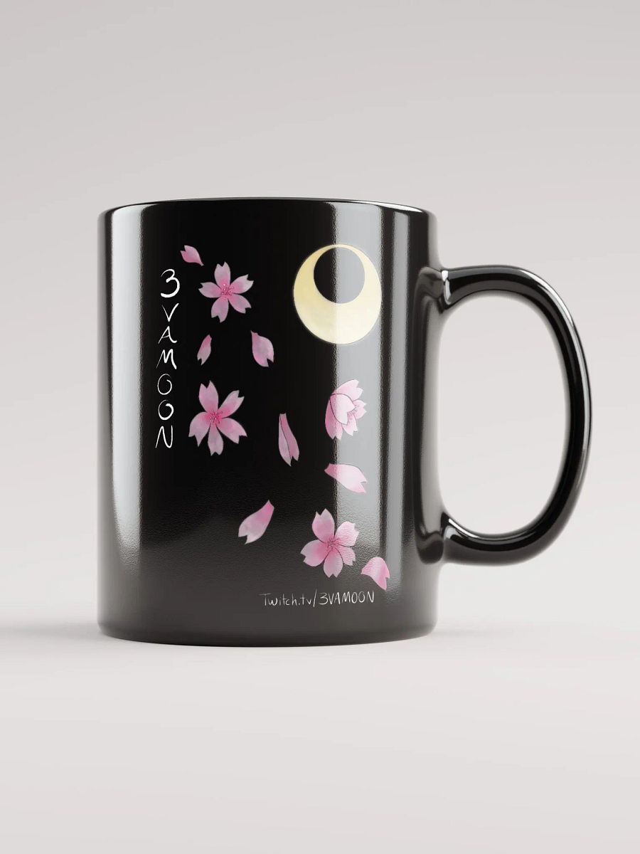 Sakura Moon black mug product image (6)