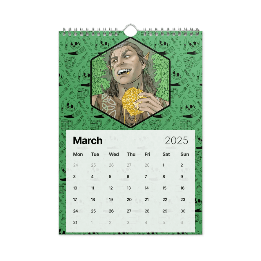 BG3 2025 Calendar - rainbow product image (9)