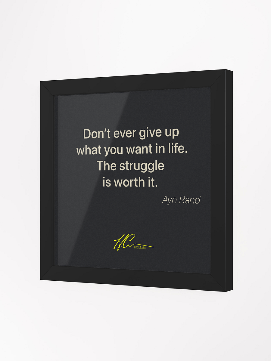 Ayn Rand Q3 - Framed Poster product image (2)