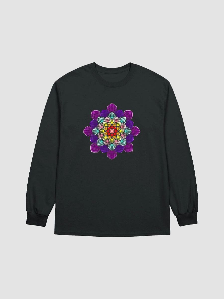 Colorful Dot Mandala Long Sleeve T-Shirt product image (1)