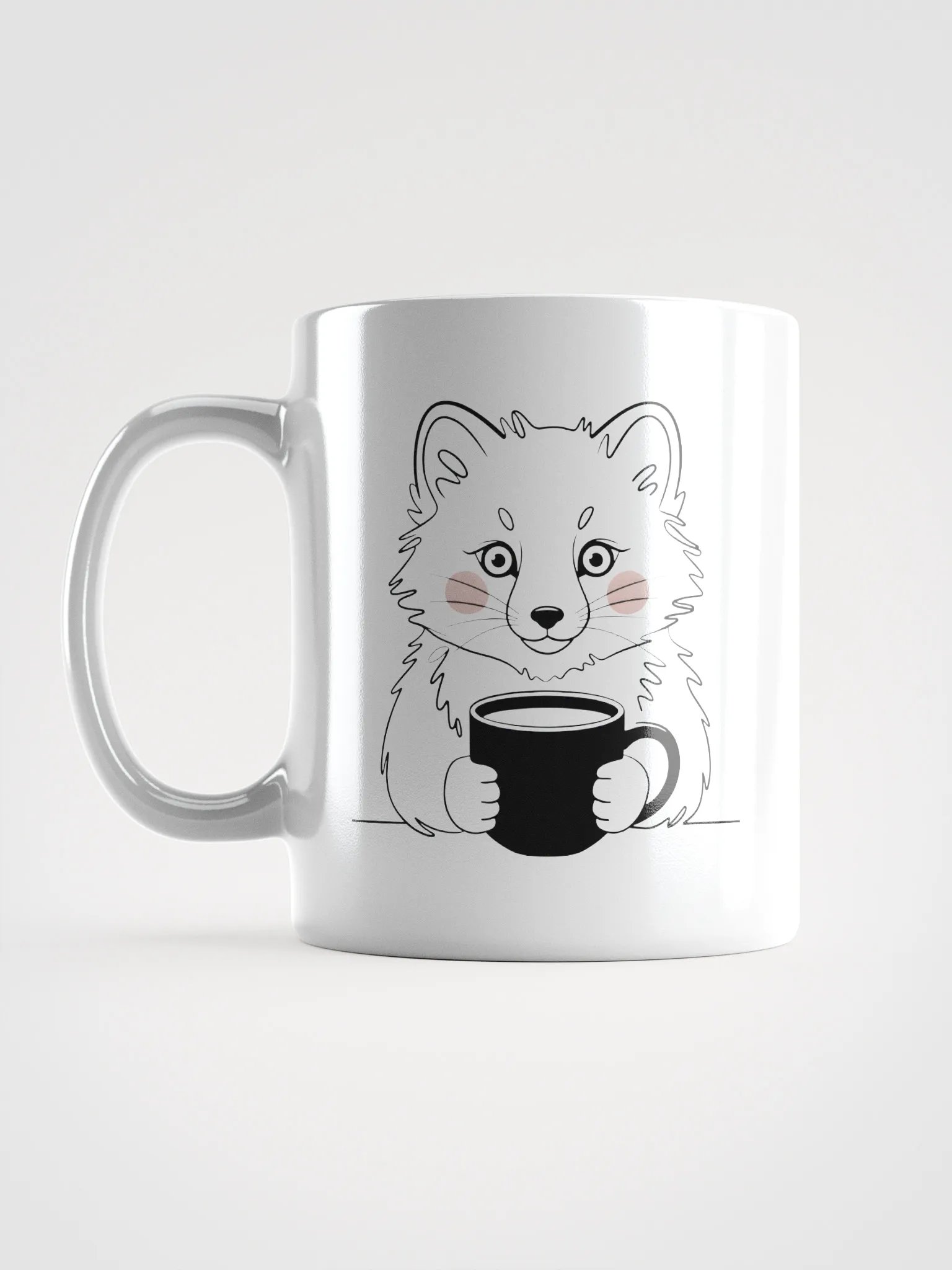 Fox Holding Coffee Mug | Cute Animal Gift Mug product image (6)