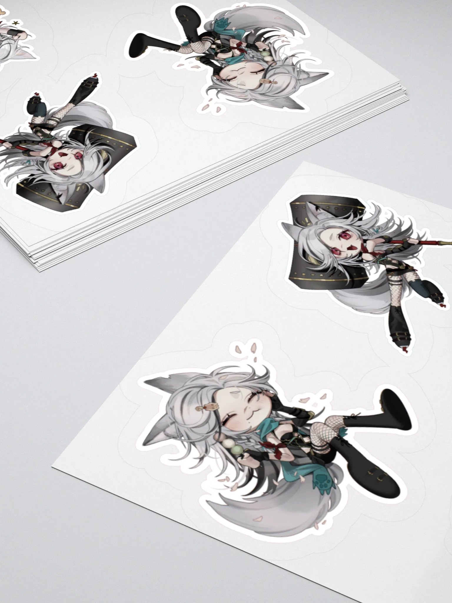 Mischievous Paws Fantasy Kiss Cut Stickers product image (12)