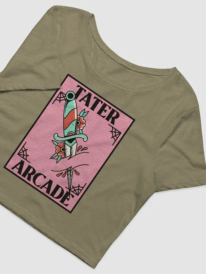 Traditional Tattoo Dagger Crop top product image (4)