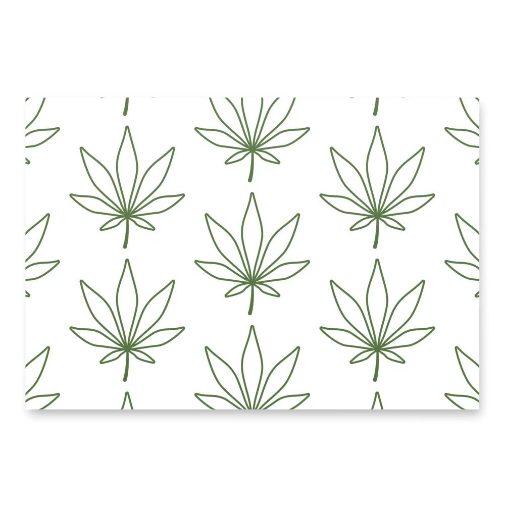 Cannabis Leaf Wrapping Paper product image (1)