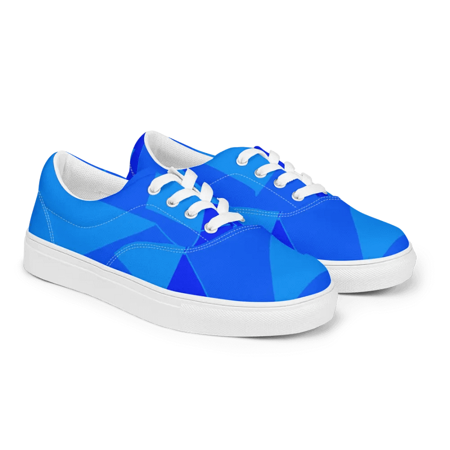Fusion Blue Lace-Up Shoes product image (10)