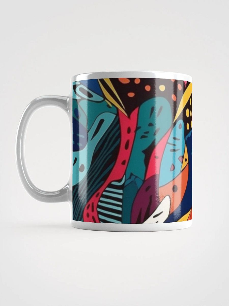 Vivid Abstract Mosaic Mug-White product image (6)