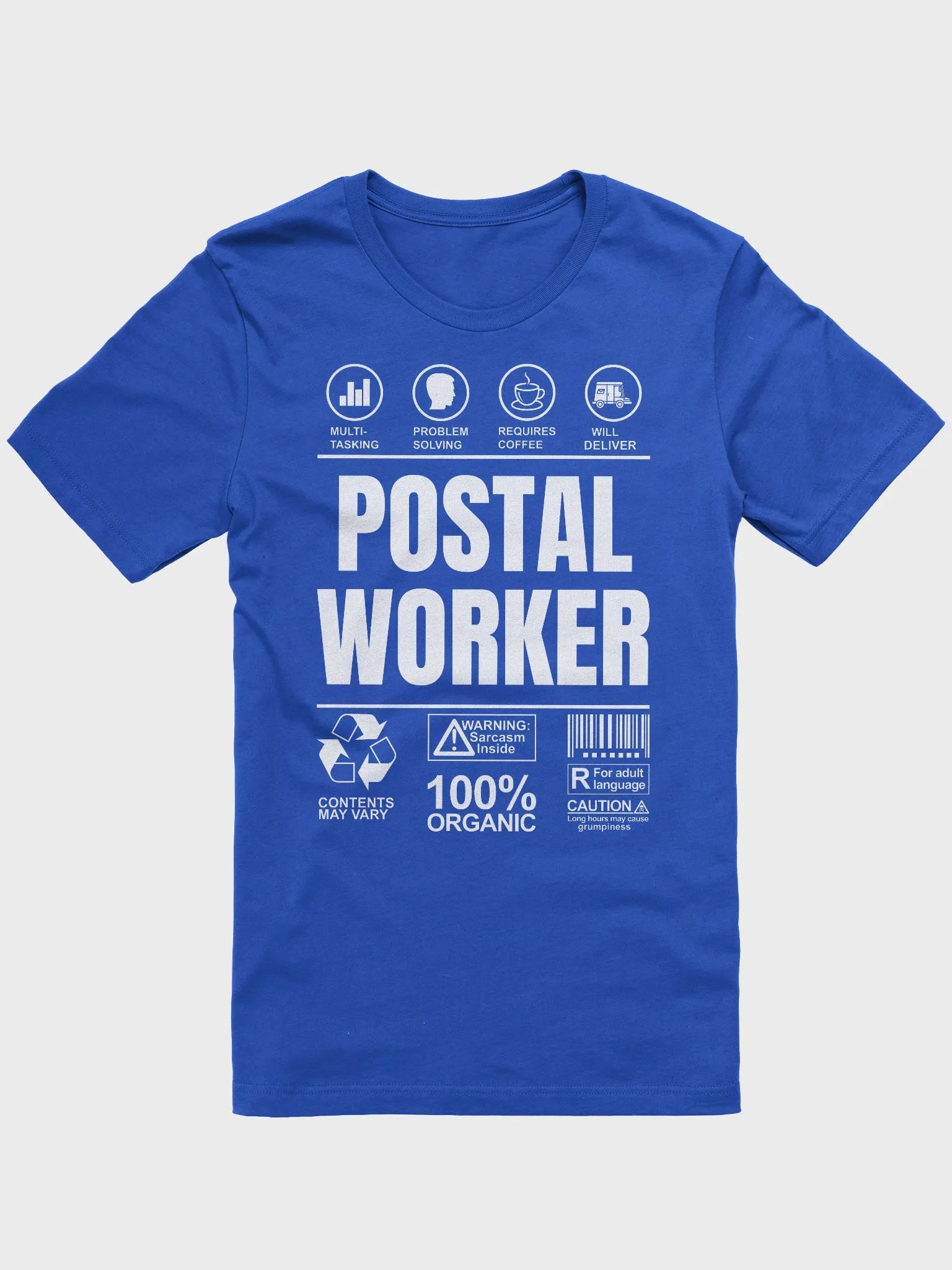POSTAL WARNING LABEL UNISEX TEE product image (9)