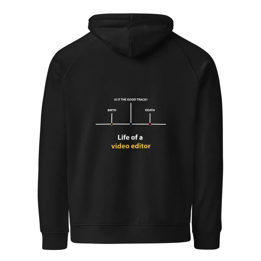 Life of a video editor - 100% organic cotton product image (1)