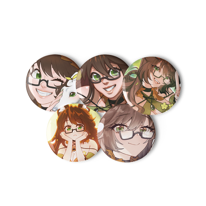 Fifth Year Anniversary Buttons product image (3)