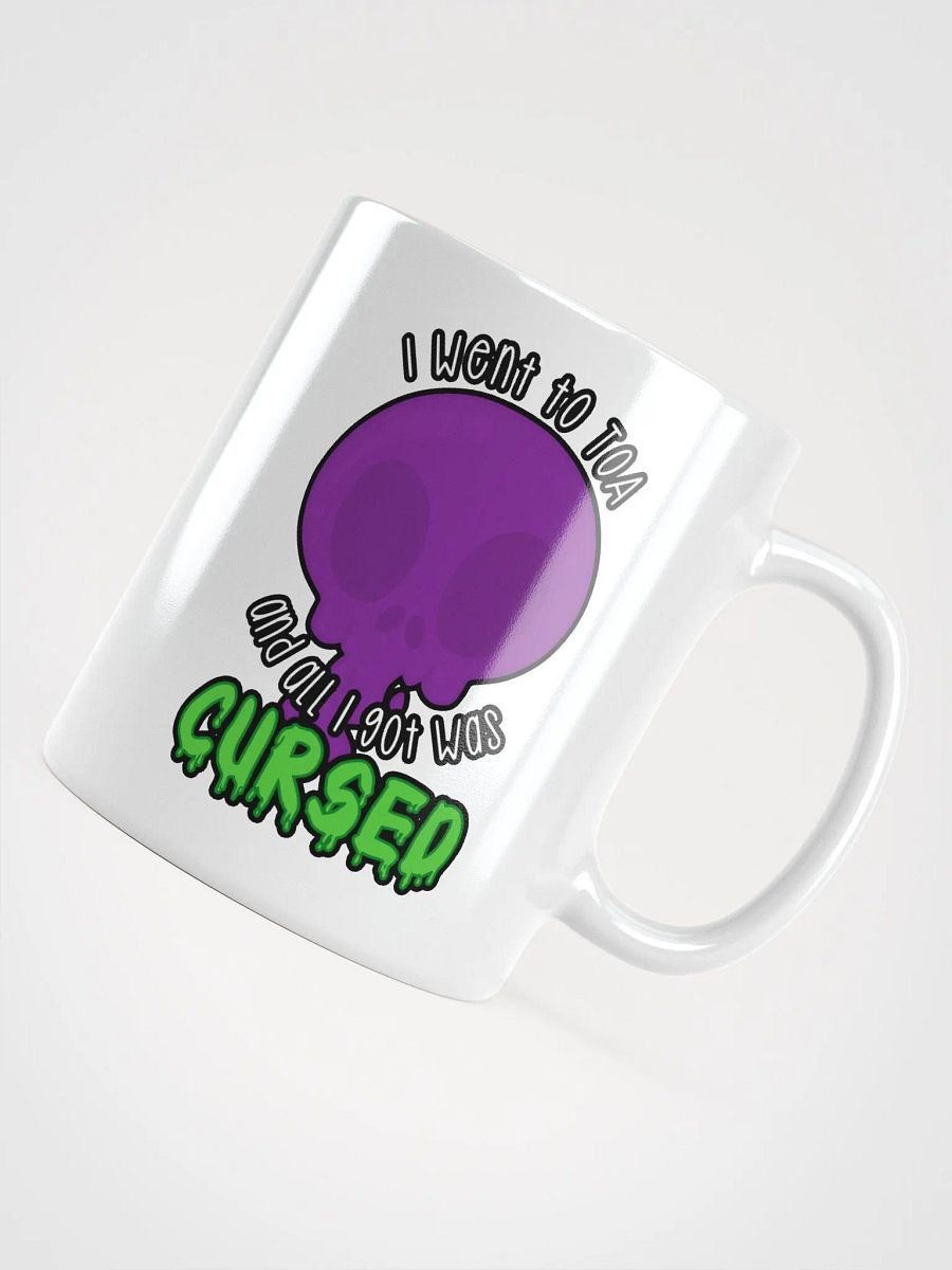 All I Got Was Cursed - Demon Hunter - White Glossy Mug product image (4)