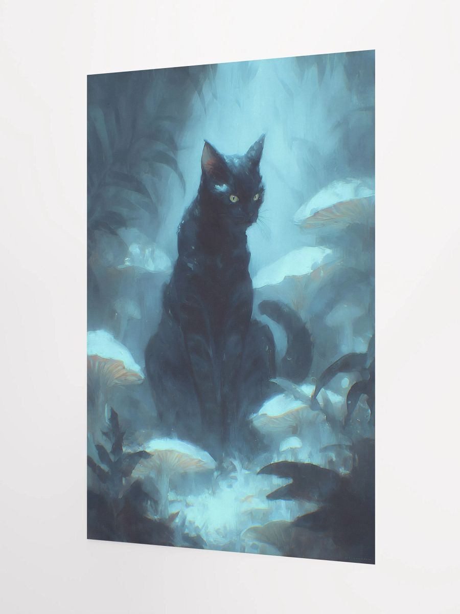 Mystical Forest Cat Matte Poster product image (6)