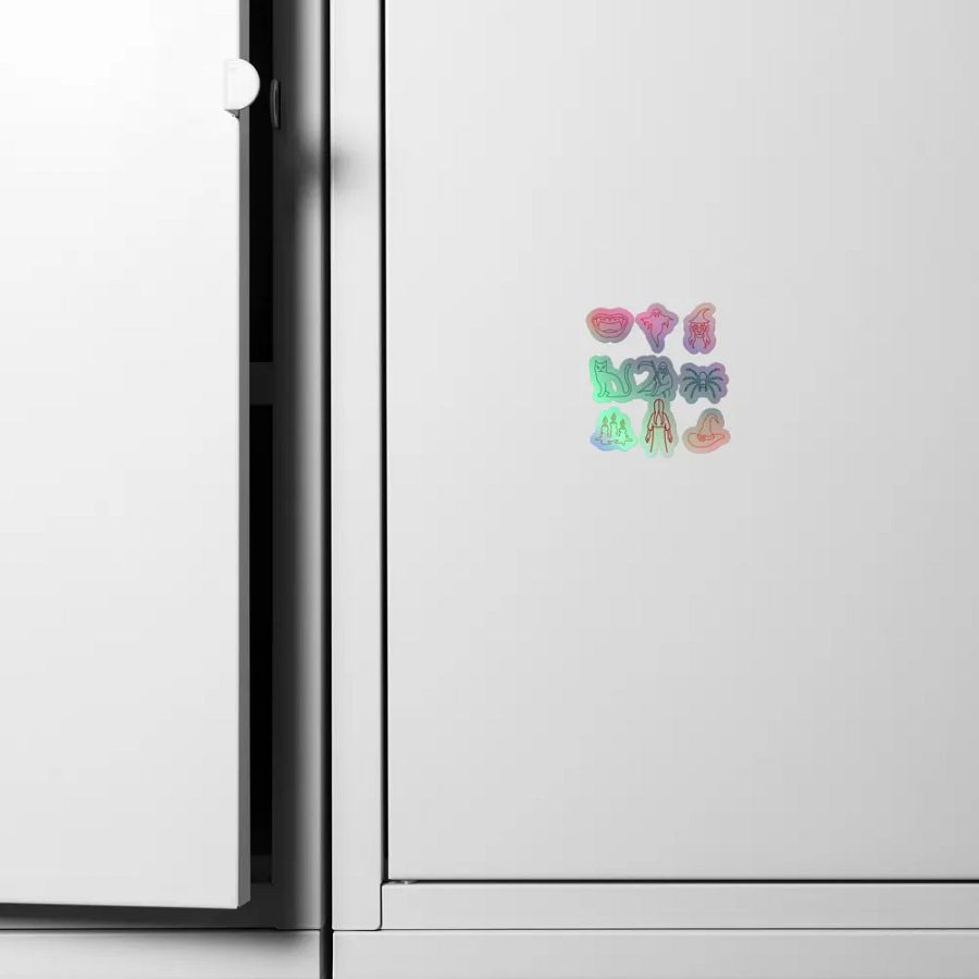 Halloween Holographic Sticker Spectacle product image (11)