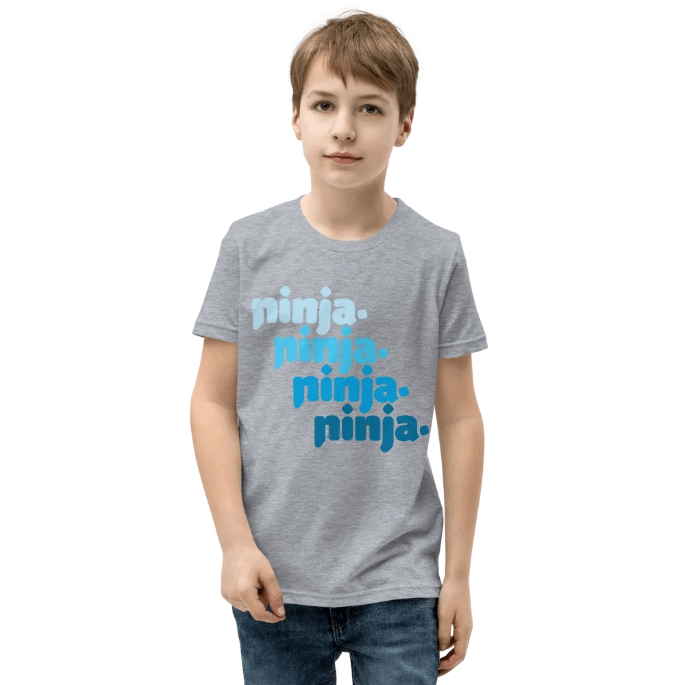 Quad Ninja Kids Tee: Blue product image (2)