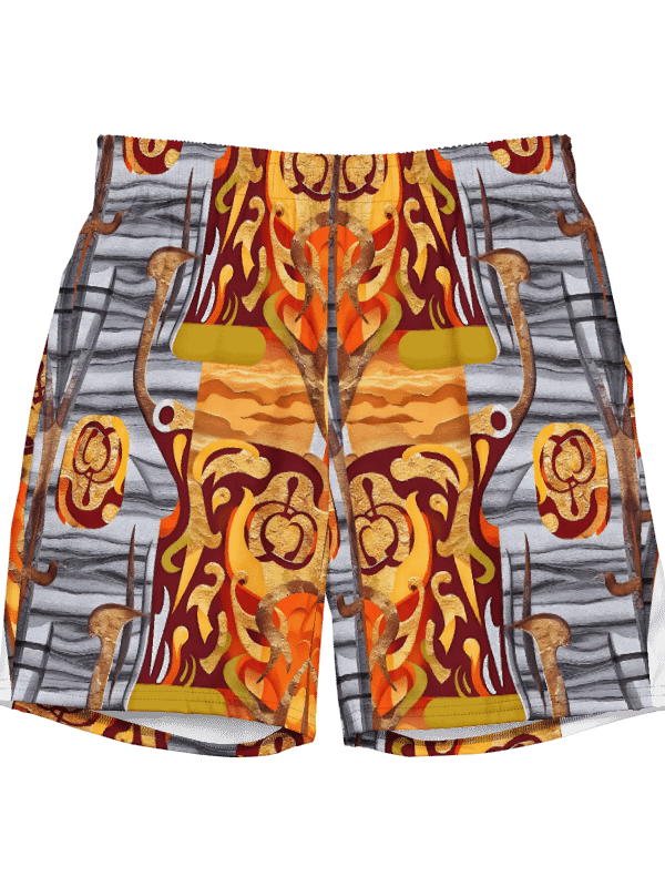 Men's Dancing Warrior Swim Trunks product image (1)