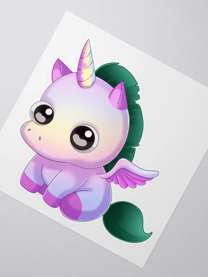 L the Unicorn Plush Sticker product image (6)