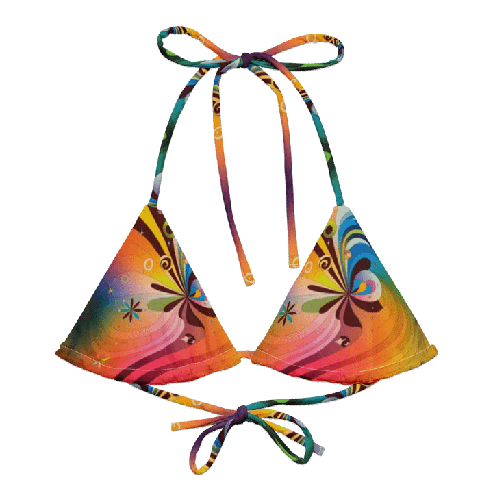 Sunburst Bloom String Bikini Top product image (2)