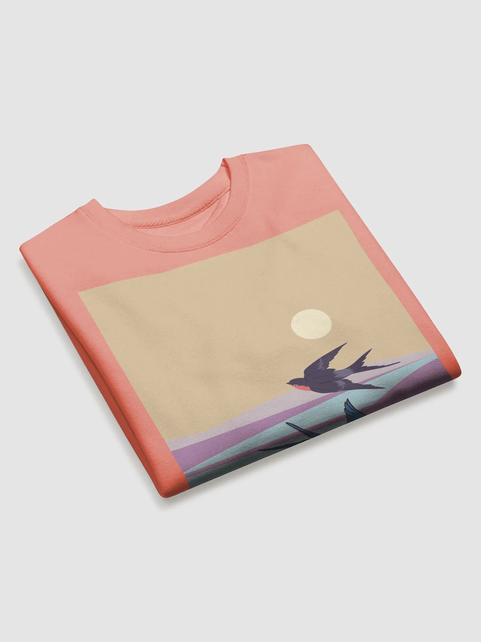 Searching Birds Cotton Sweatshirt - Unisex product image (4)