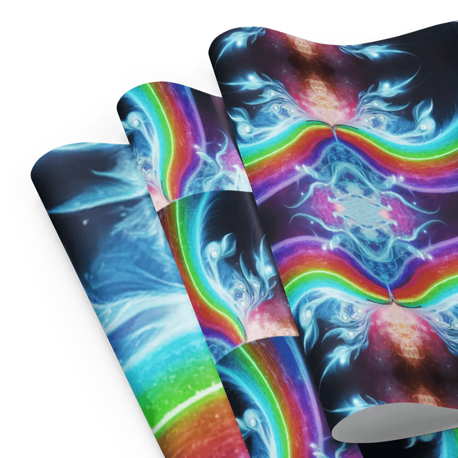 Ethereal Spectrum Rainbow Wrapping Paper Set product image (8)