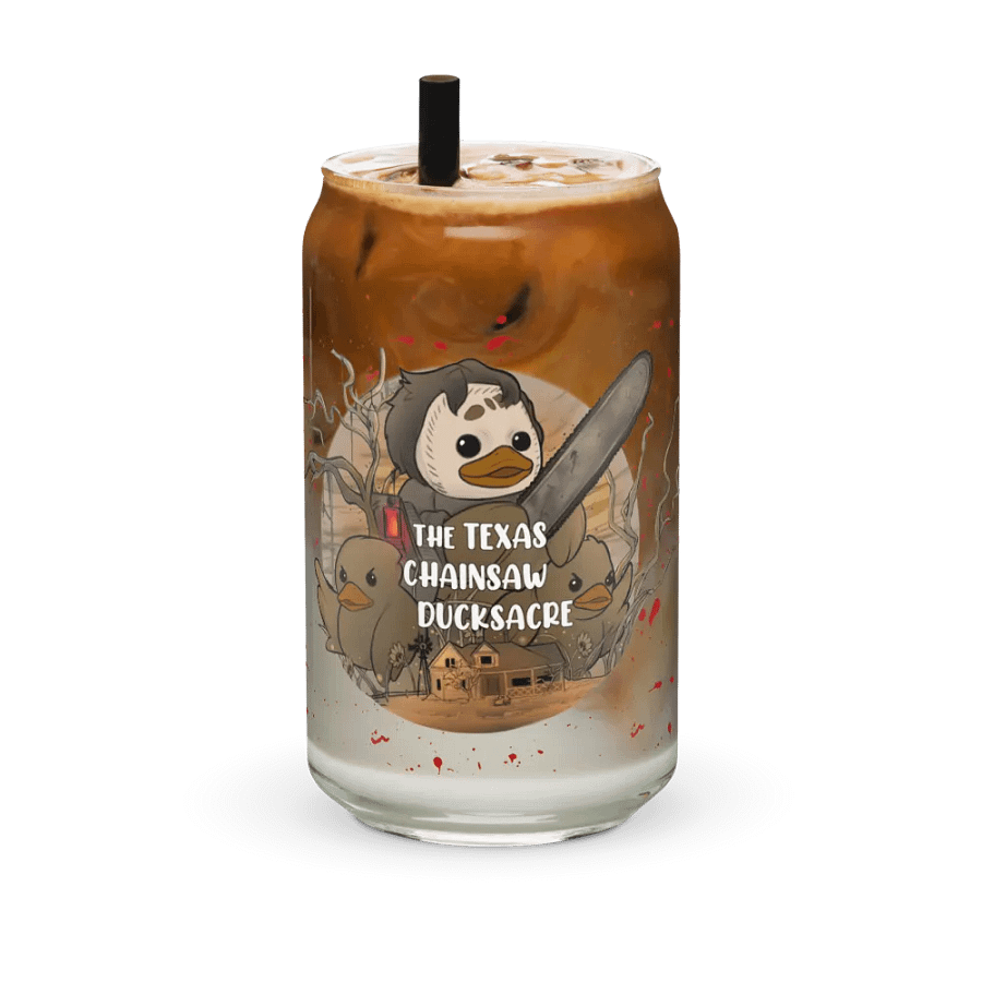 The Texas Chainsaw Ducksacre Can-Shaped Glass product image (36)